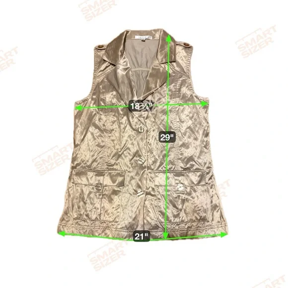 TravelSmith Shimmering Tan Vest - Picture 7 of 7